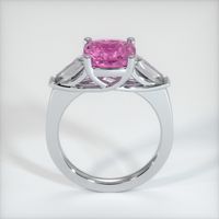 3.00 Ct. Sapphire Ring, 18K White Gold 3
